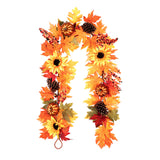 Garland - 6 Feet Long Fall Sunflower Artificial Garland