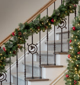 Garland - 9 Foot Classic Pre-lit Christmas Garland