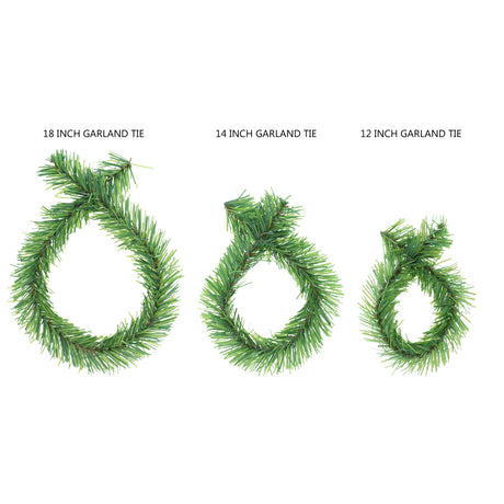 Garland Ties - GarlandTies?äó, 40 Pack Of 3 Assorted Sizes - Noble Pine