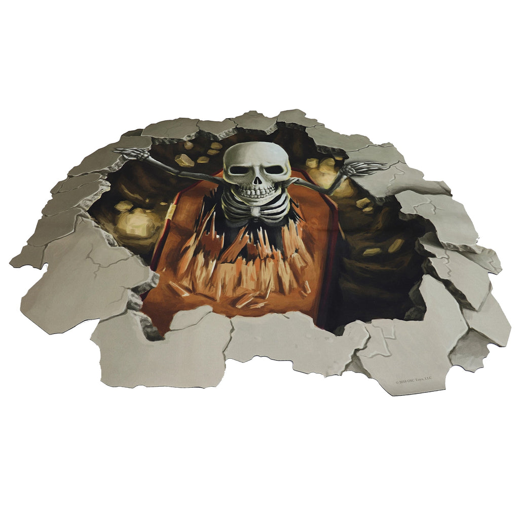 Halloween - Mirage™ Halloween Mat - Skeleton In Coffin
