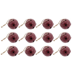 Jingle Bells - Jingle Bell Ornaments (Small Version) - 12 Pack - Red
