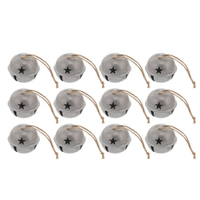 Jingle Bells - Jingle Bell Ornaments (Small Version) - 12 Pack - Silver