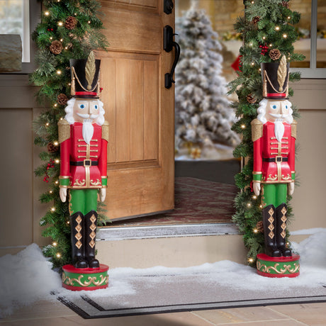 Outdoor Decor - 37 Inch Indoor/Outdoor Christmas Nutcracker