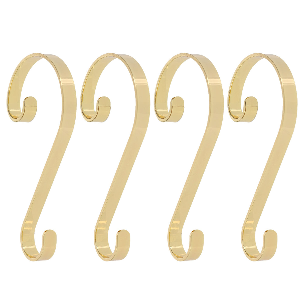 Stocking Holder - Stocking Scrolls?« - Brass