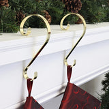 Stocking Holder - Stocking Scrolls?« - Brass