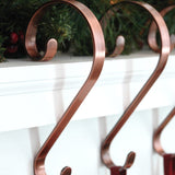 Stocking Holder - Stocking Scrolls?« - Brushed Copper