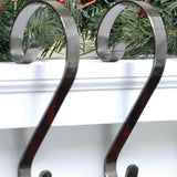 Stocking Holder - Stocking Scrolls?« - Brushed Nickel