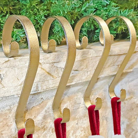 Stocking Holder - Stocking Scrolls® - Glimmer Gold