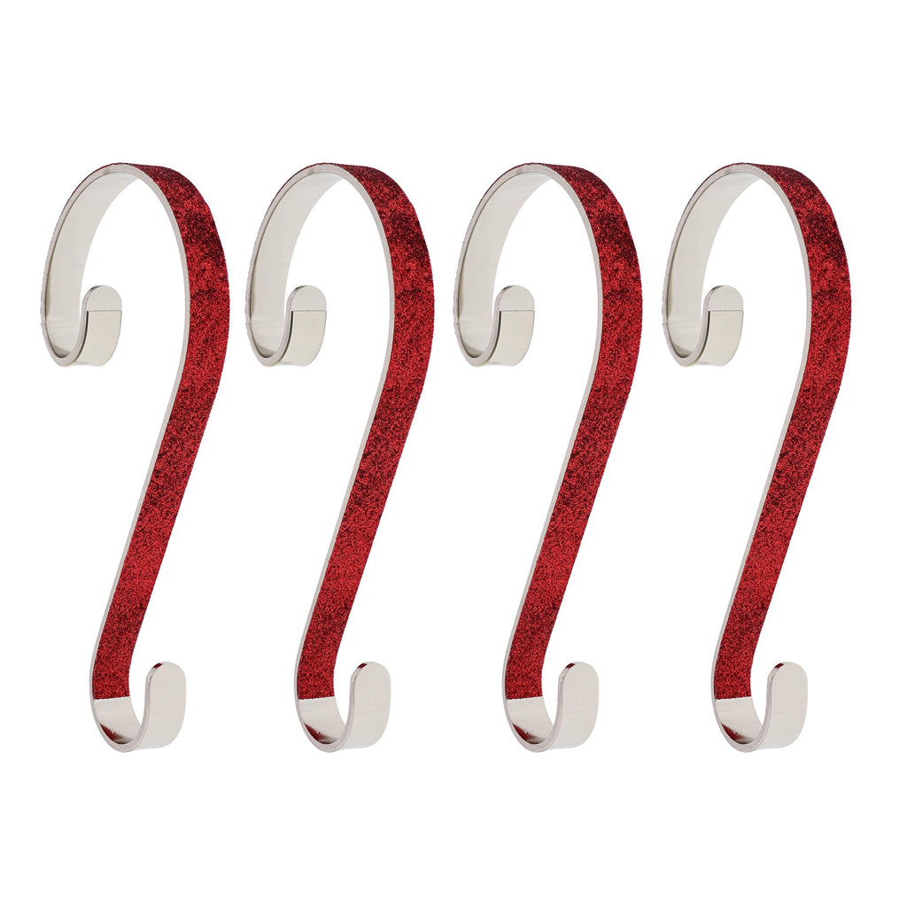 Stocking Holder - Stocking Scrolls® - Glitter Red