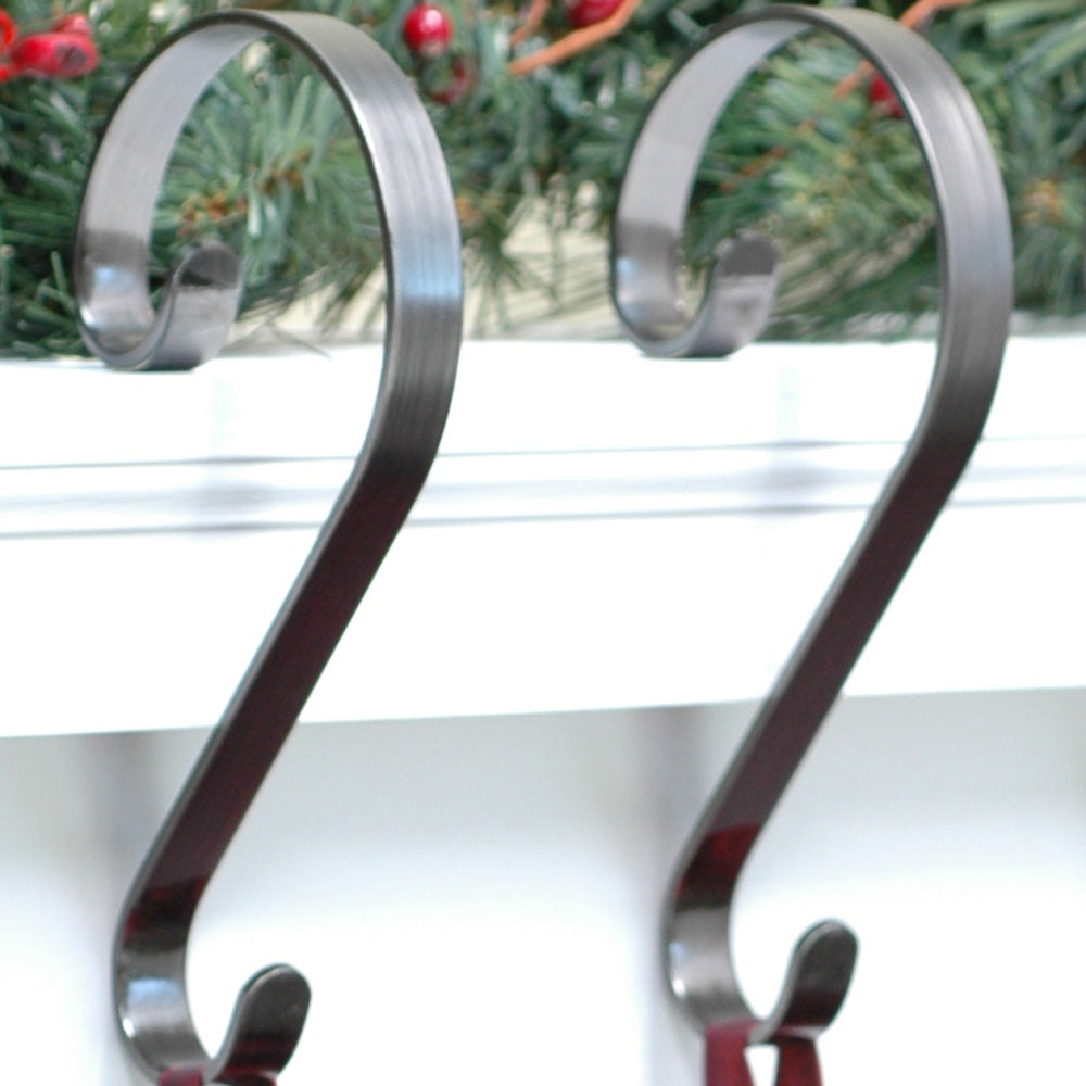 Stocking Holder - Stocking Scrolls® - Pewter