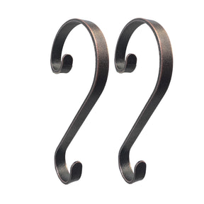 Stocking Holder - Stocking Scrolls?« - Weathered Bronze