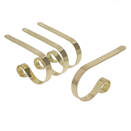 Stocking Holder - The Original MantleClip® Stocking Holder - Brass