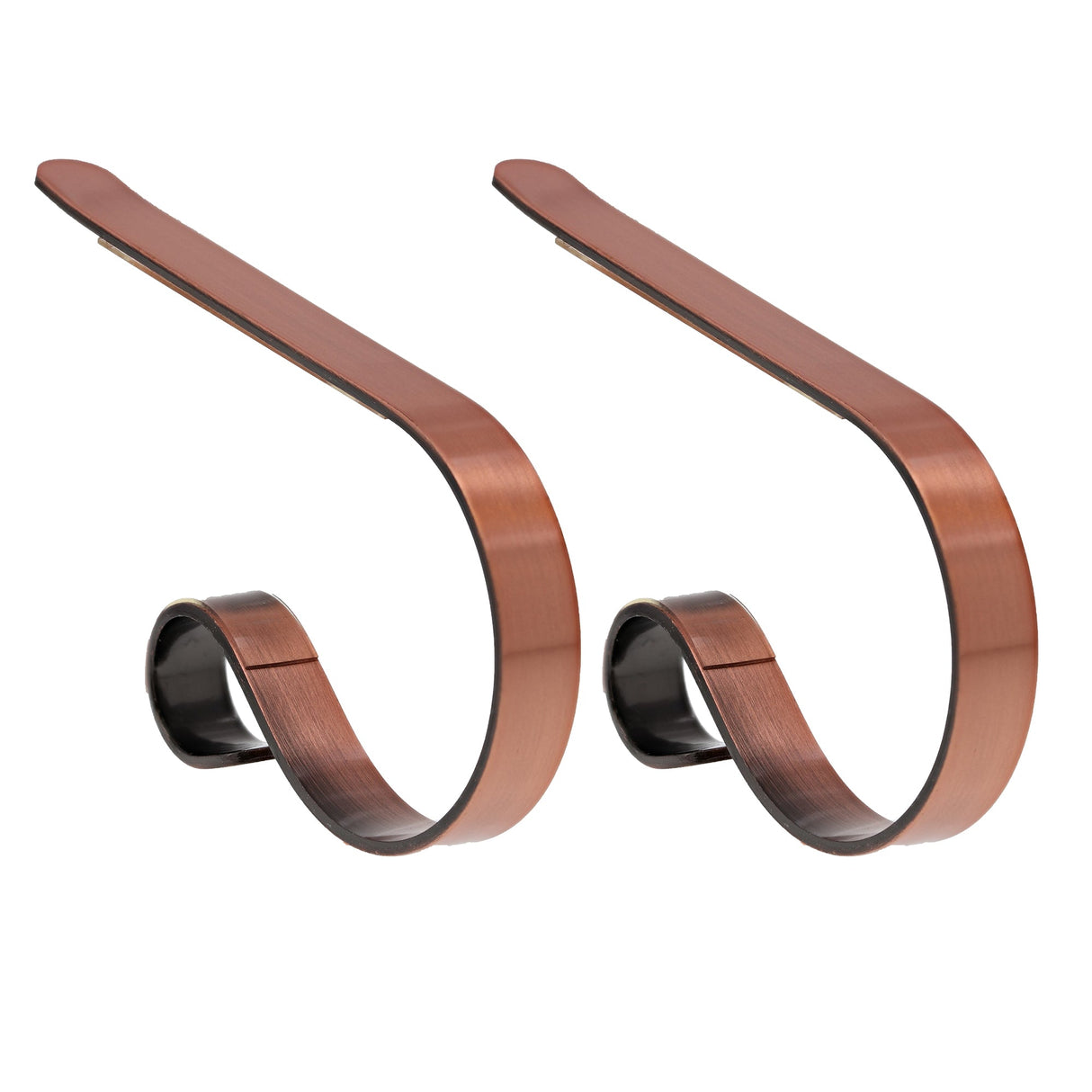 Stocking Holder - The Original MantleClip® Stocking Holder - Brushed Copper