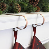 Stocking Holder - The Original MantleClip® Stocking Holder - Brushed Copper