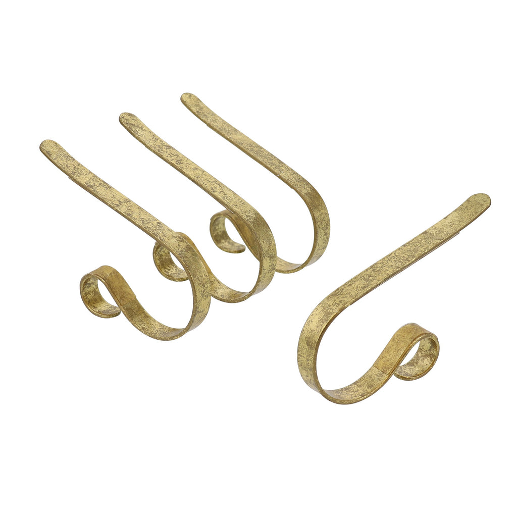 Stocking Holder - The Original MantleClip® Stocking Holder - Gold Foil
