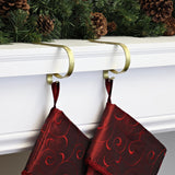 Stocking Holder - The Original MantleClip® Stocking Holder - Gold Foil