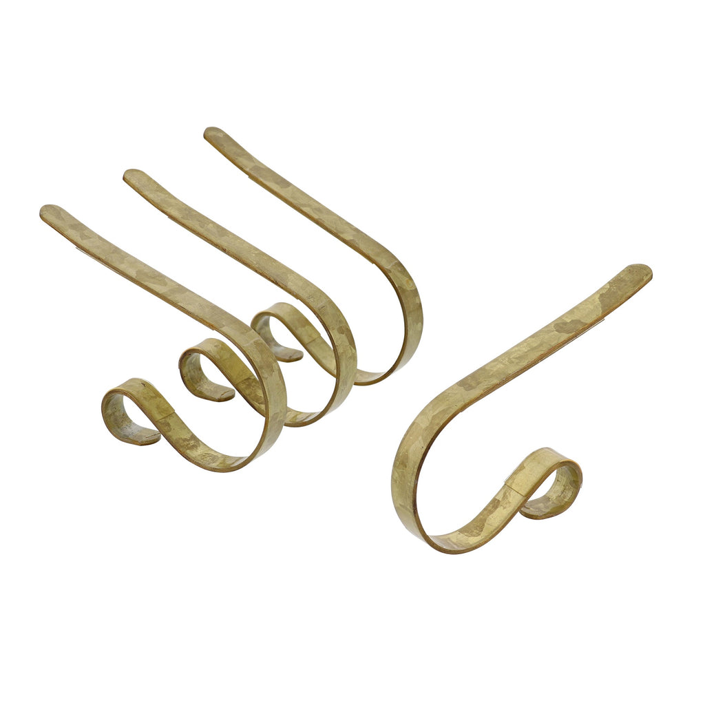 Stocking Holder - The Original MantleClip® Stocking Holder - Old World Gold