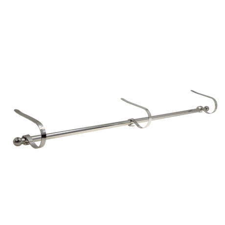 Stocking Holder - The Original MantleClip® Stocking Holder Rod - Silver