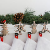 Stocking Holder - The Original MantleClip?« Stocking Holder With Removable Metal Holiday Icons, 4 Pack - Assorted Oil-Rubbed Bronze