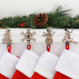 Stocking Holder - The Original MantleClip?« Stocking Holder With Removable Metal Holiday Icons, 4 Pack - Assorted Oil-Rubbed Bronze