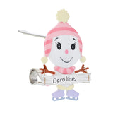 Stocking Holder - The Original MantleClip® Stocking Holder With Snowman Family - Daughter Icon