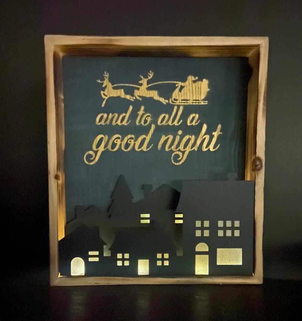 Tabletop Decor - To All A Good Night Christmas Wall Hanging