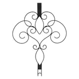 Wreath Hangers - 18-Inch Scrollwork Wreath Hanger- Black