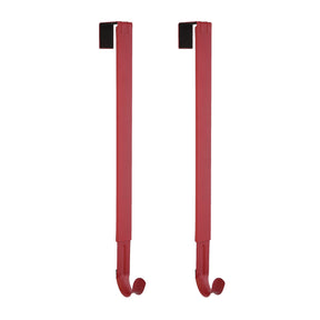 Wreath Hangers - Adapt?äó Adjustable Length Wreath Hanger - 2 Pack Red