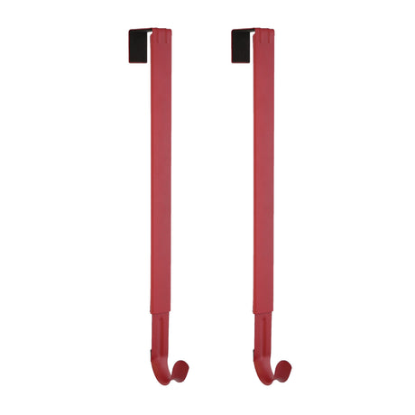 Wreath Hangers - Adapt™ Adjustable Length Wreath Hanger - 2 Pack Red