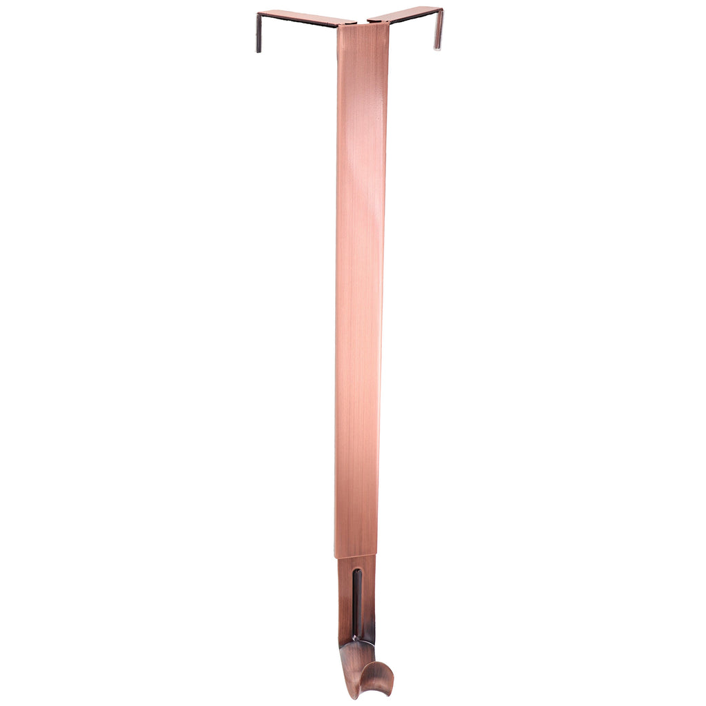 Wreath Hangers - Adapt™ Adjustable Wreath Hanger, Top & Length Adjustable Version - Brushed Copper