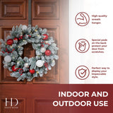 Wreath Hangers - Adapt™ Adjustable Wreath Hanger, Top & Length Adjustable Version - Brushed Nickel