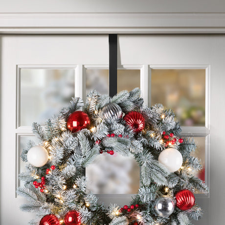 Wreath Hangers - Adapt™ Adjustable Wreath Hanger, Top & Length Adjustable Version - Matte Black