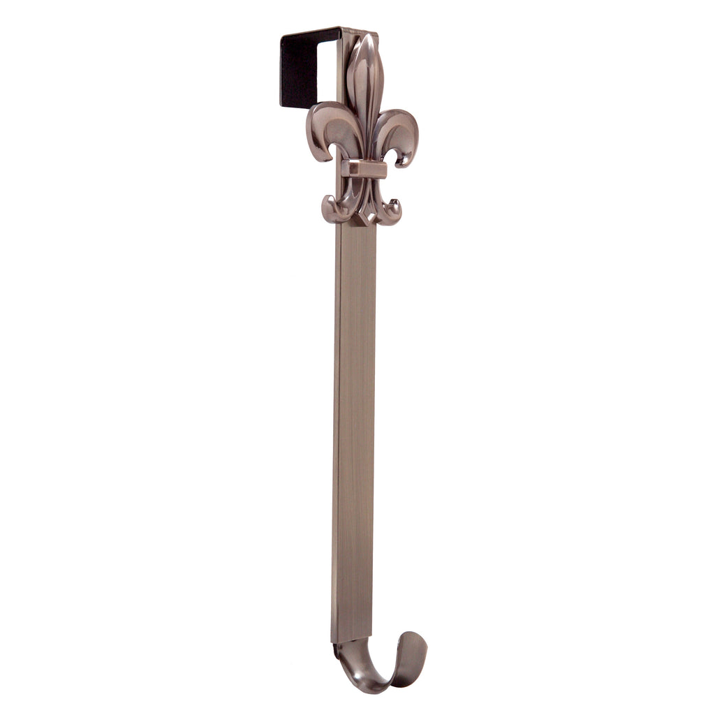 Wreath Hangers - Adapt™ Adjustable Wreath Hanger With Fleur-de-lis Icon - Oil-Rubbed Bronze