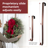 Wreath Hangers - Adapt™ Adjustable Wreath Hanger With Reindeer Icon - Oil-Rubbed Bronze