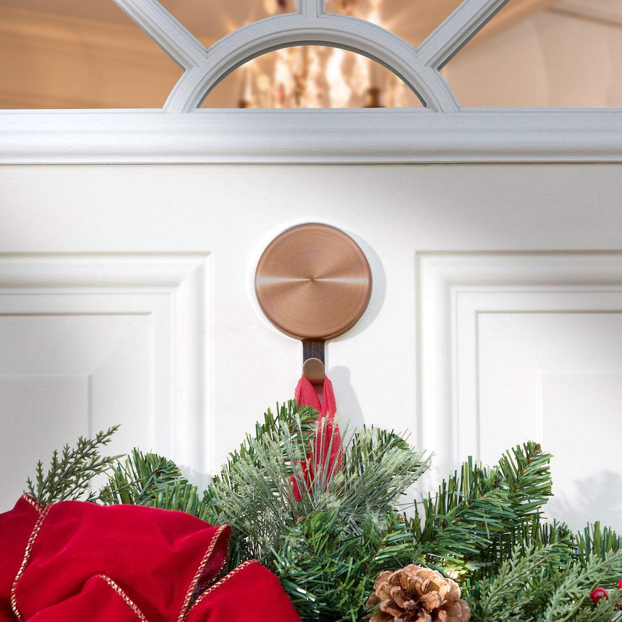 Wreath Hangers - Attract?« Magnetic Hanger, 1 Pack - Brushed Copper