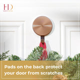 Wreath Hangers - Attract?« Magnetic Hanger, 1 Pack - Brushed Copper