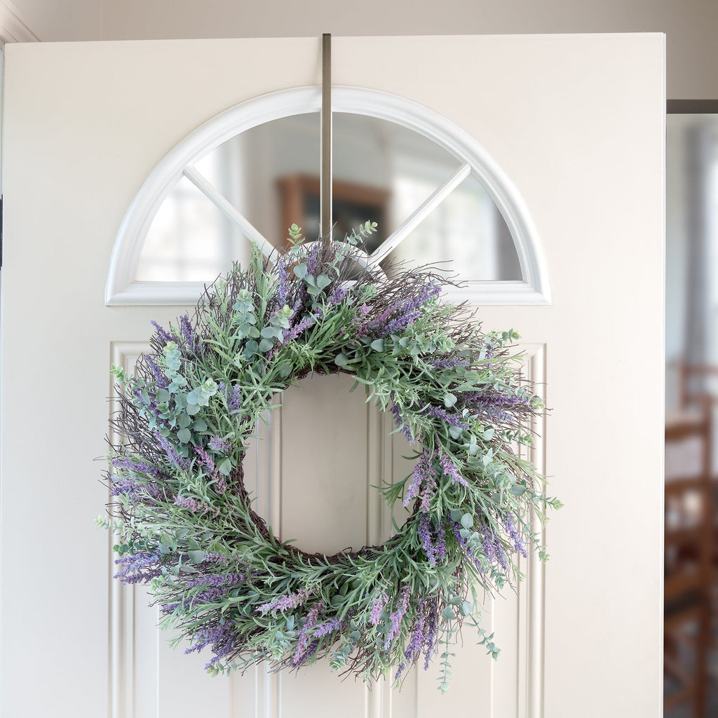 Wreath Hangers - HighProfile® Wreath Hanger - Brushed Nickel