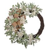 Wreaths & Garlands - 28 Inch Round Grapevine Hydrangea Wreath